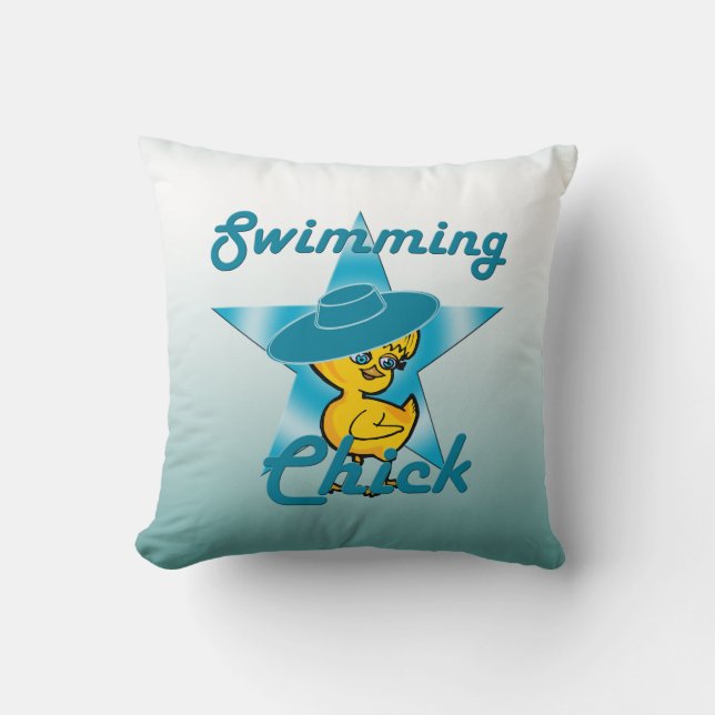Coussin Poussette de natation #7 (Recto)
