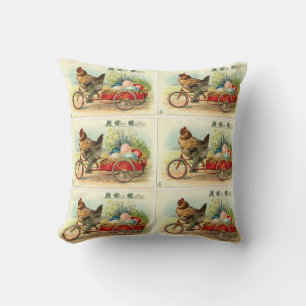 Coussin Poussette vintage sur vélo
