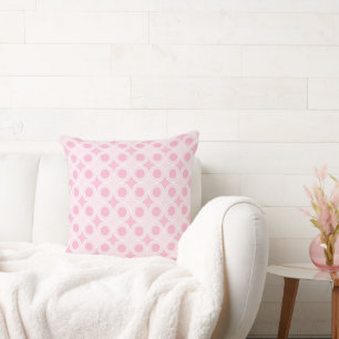 Coussin Poussettes Mazipoodles revisitées Pastel Rose Blan