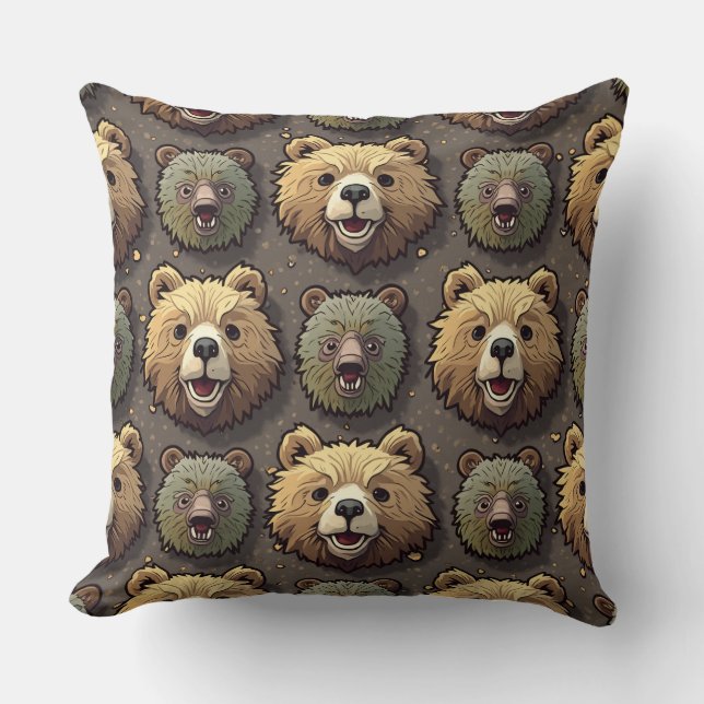 Coussin Poussin de l'ours (Recto)