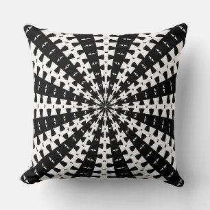 Coussin Poutre de lumière étoilée avec motif à queue d'aro