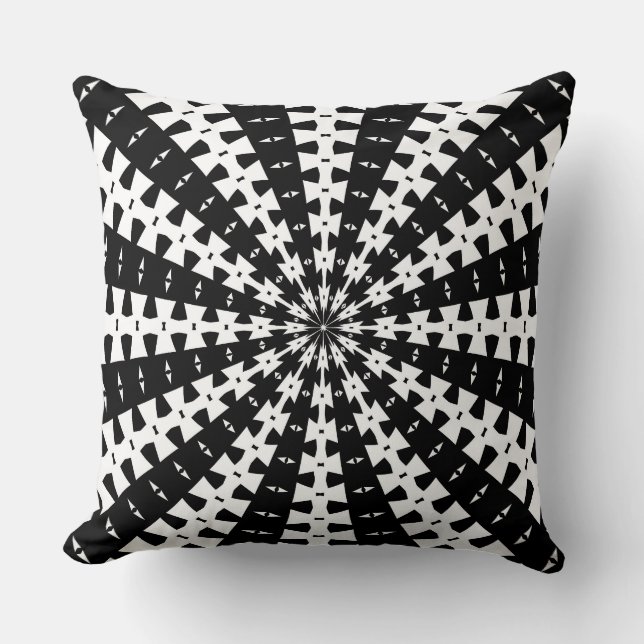 Coussin Poutre de lumière étoilée avec motif à queue d'aro (Recto)