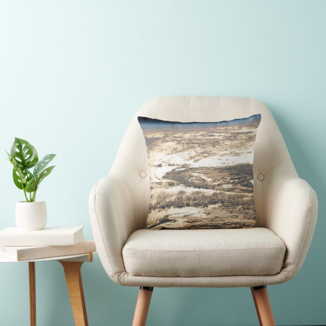 Coussin Poutres De Soleil Au Large De L'Océan Atlantique (Chaise)
