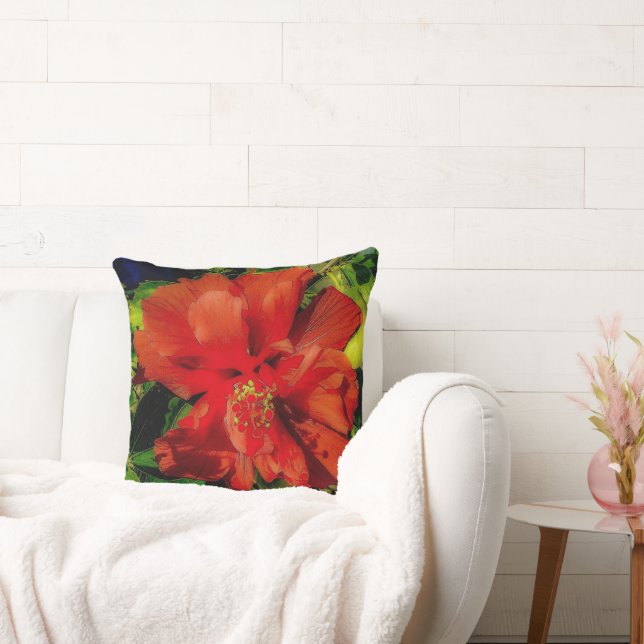 Coussin Pouvoir de Fleur Rouge (Canapé)