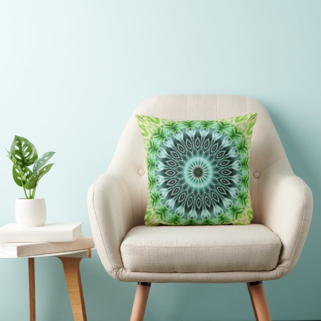 Coussin Power Mandala Motif sans couture 14 (Chaise)