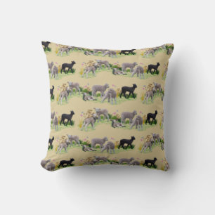 Coussin Prairie de l'Agneau (Or)