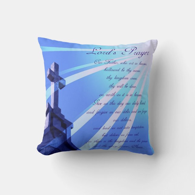 Coussin Prayer Design Pillow de seigneur (Recto)