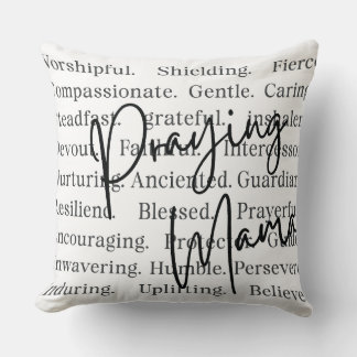 Coussin Praying Mama Throw Pillow