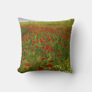 Coussin Pré avec des pavots (1896) Merse Pál Szinyei
