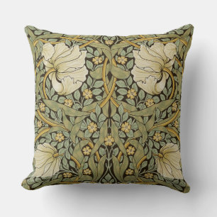 Coussin Pre-Raphaelite de cru de mouron de William Morris