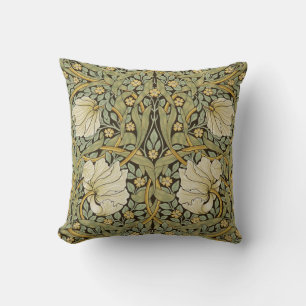 Coussin Pre-Raphaelite de cru de mouron de William Morris