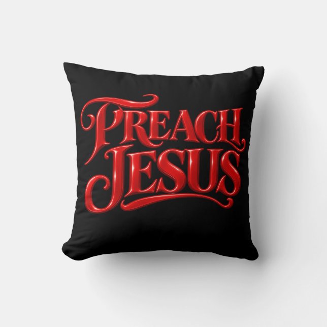 Coussin Prêchez Jésus (Recto)