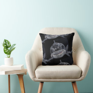 Coussin Prédateur de la mer Peinture d'Alfred Fox
