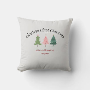 Coussin - Premier Noël = texte de personnaliser et