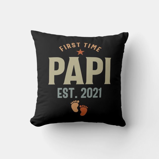 Coussin Premier Papi Est 2021 Père (Recto)