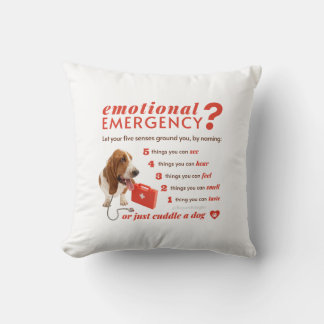 Coussin Premiers soins émotionnels personnalisés - Chien d