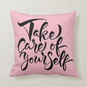Coussin Prenez soin de vous-même