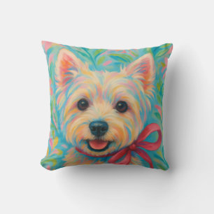 Coussin Preppy Westie