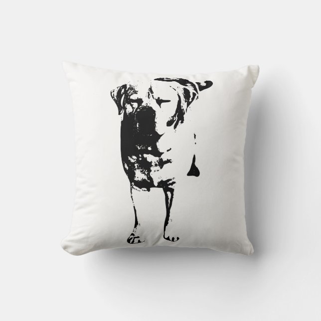 Coussin Présence en gras canine (Recto)