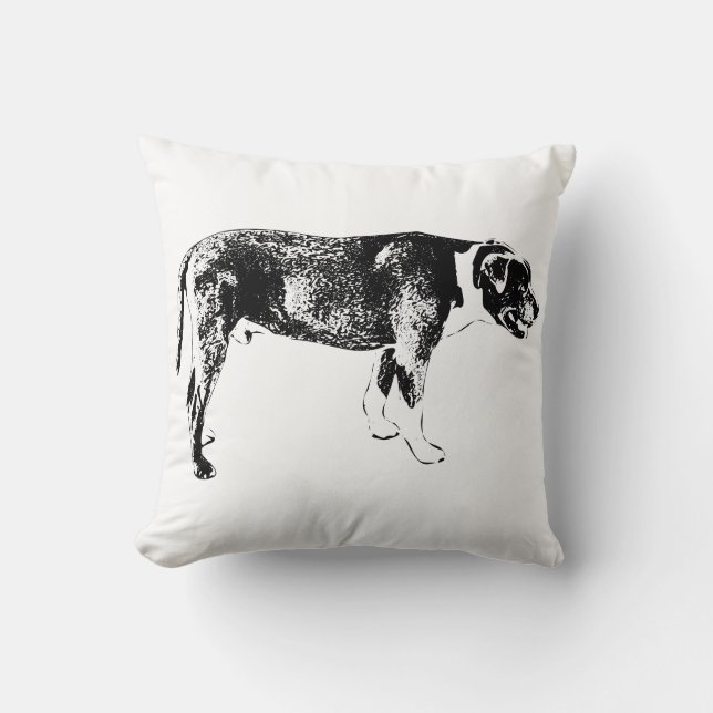 Coussin Présence surveillée d'automne (Recto)