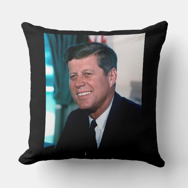 Coussin Président du Bureau ovale John Jack F. Kennedy (Recto)