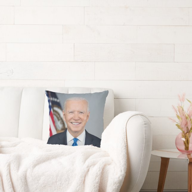 Coussin Président Joe Biden Portrait Officiel 2021 (Canapé)