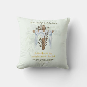 Coussin Prêtre nouvellement ordonné Pasteur Deacon Ministr