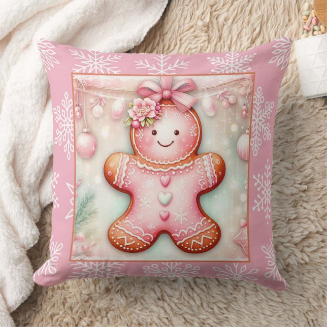 Coussin Pretty Christmas Gingerbread Girl  (Couverture)