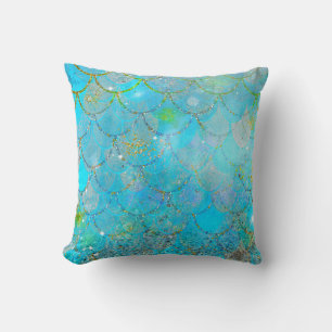Coussin Pretty Iridescente Pearl Shimmer Mermaid Scales