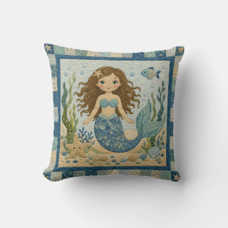 Coussin Pretty Mermaid Quilt