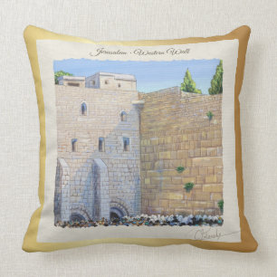 Coussin Prière, mur occidental KOTEL Jerusalem Old City AR