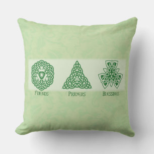 Coussin Prières et bénédictions des amis religieux irlanda