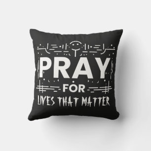 Coussin Priez Pour Des Vies Qui Comptent