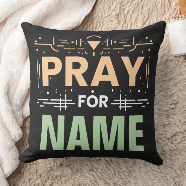 Coussin Priez pour : Ensemble pour la solidarité (Couverture)