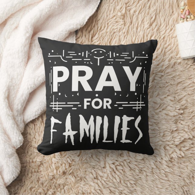Coussin Priez pour les familles (Couverture)