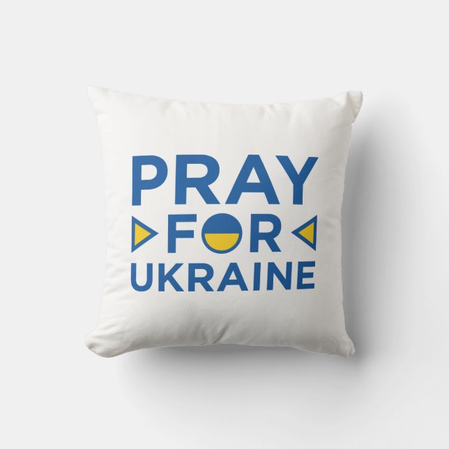 Coussin Priez Pour L'Ukraine (Recto)