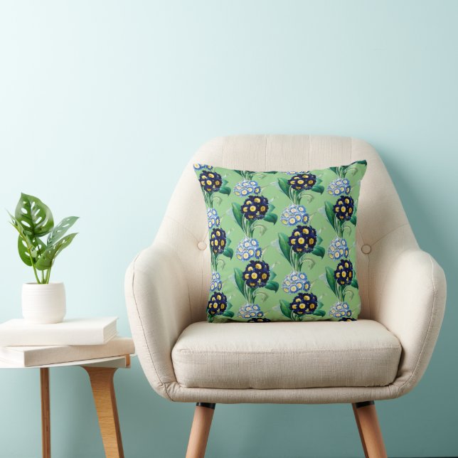 Coussin Primevère officinale (Chaise)