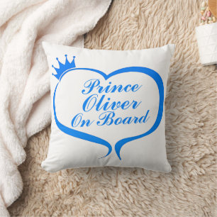 Coussin "Prince à bord"