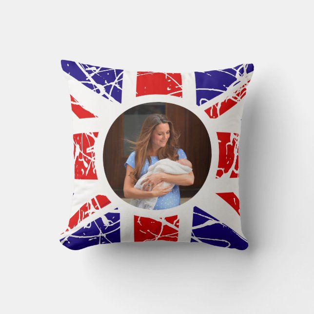 Coussin Prince George Royal Baby (Recto)