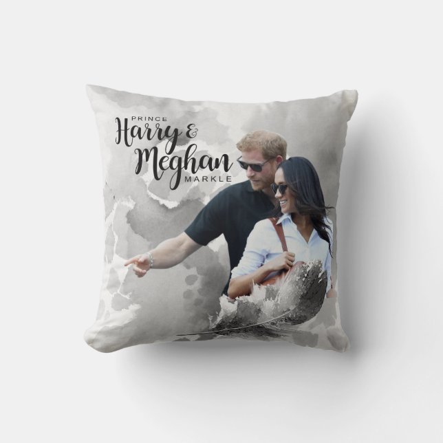 Coussin Prince Harry & Meghan Markle (Recto)