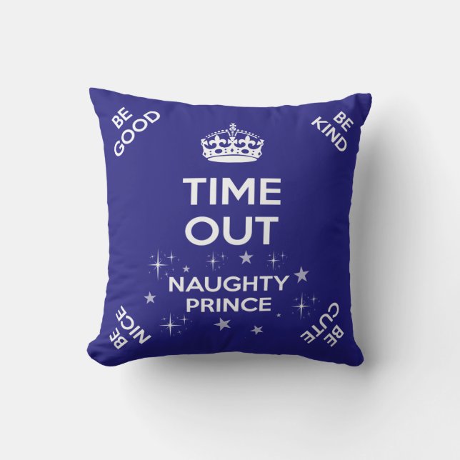 Coussin Prince Time Out/Naughty Seat Cushion (Recto)