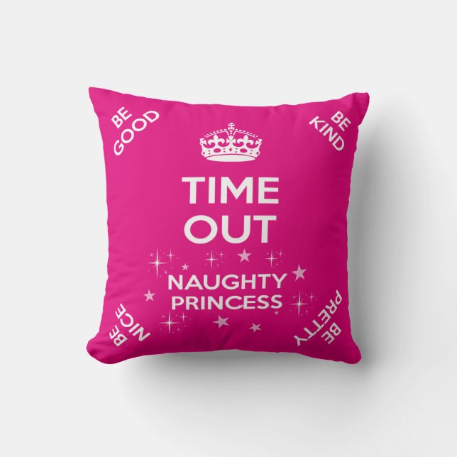 Coussin Princess Time Out/Naughty Seat Cushion (Recto)
