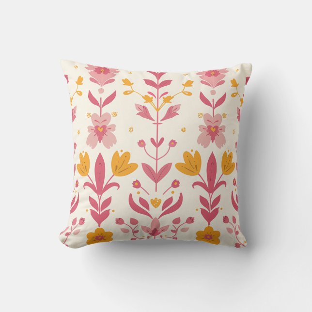 Coussin Princesscore floral lunaire (Recto)