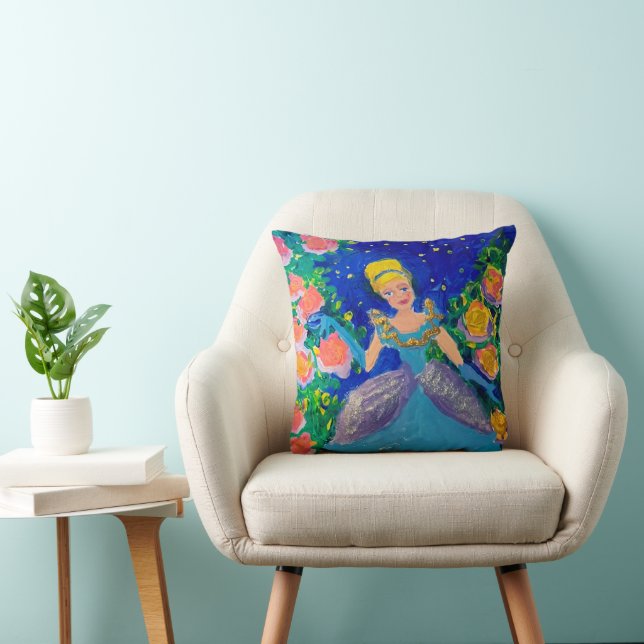 Coussin Princesse "Art by Kids" (Chaise)
