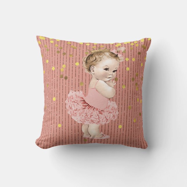 Coussin Princesse Baby dans des parties scintillantes de (Recto)