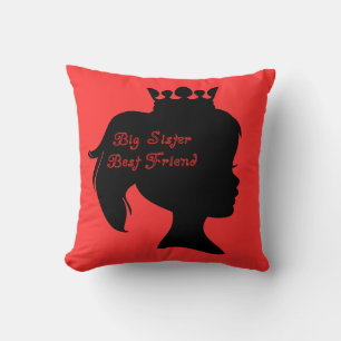 Coussin Princesse Big Soeur Meilleur Ami
