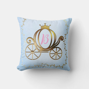 Coussin Princesse d'Or Carrosse Histoire Bleue