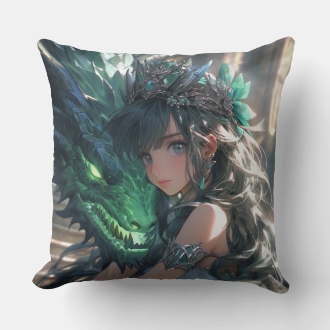 Coussin princesse émeraude (Recto)