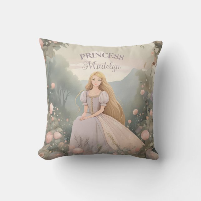 Coussin Princesse Enchantée Rapunzel (Recto)