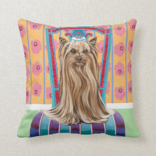 Coussin Princesse héritière Yorkie